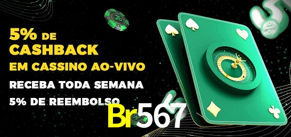 Promoções do cassino ao Vivo Br567